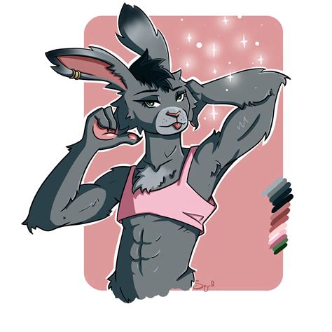 First Time Making Furry Art Made A Simple Jacked Rabbit P Oc R