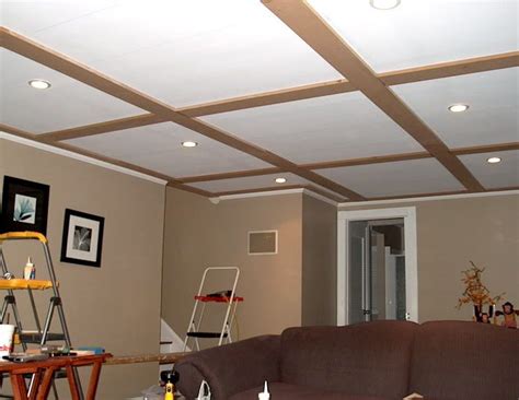 Diy Coffered Ceiling Diy Coffered Ceilings Diy Pinterest Of