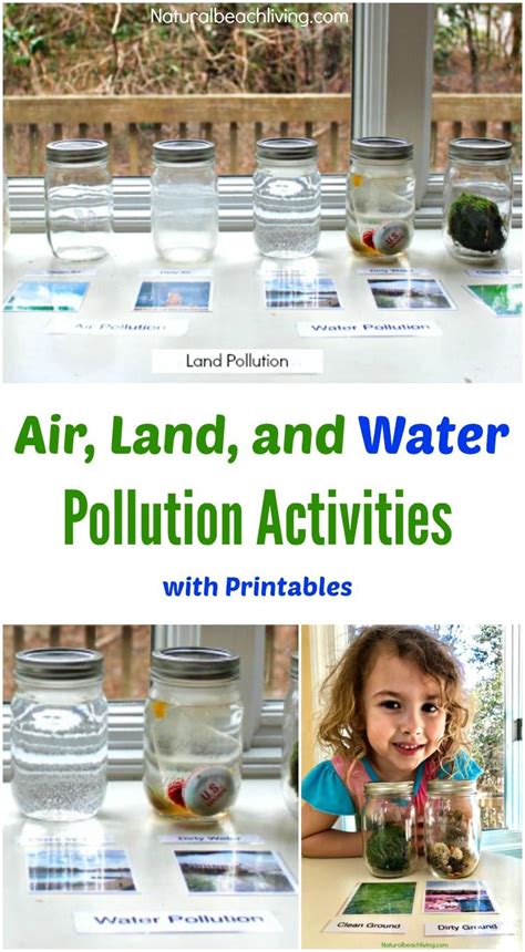 Teaching Kids About Pollution Air Land And Water Pollution Activities