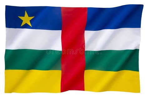 Flag Of The Central African Republic Stock Illustration Illustration