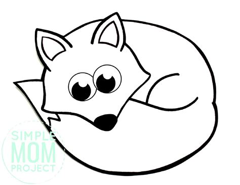 Arctic Fox Coloring Page Home Design Ideas