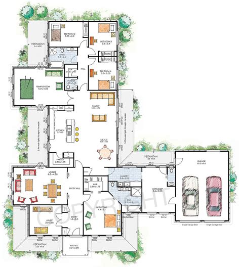 Paal Kit Homes Nsw Vic Qld The Franklin Floor Plan
