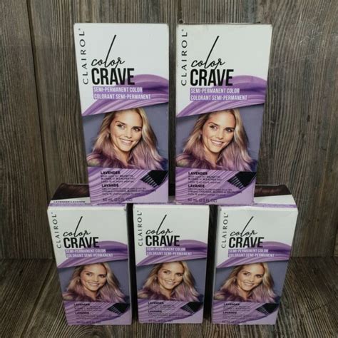 Clairol Color Crave Semi Permanent Hair Temporary Dye Lavender 60ml 2 Fl Oz For Sale Online Ebay