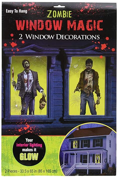 Zombie Window Halloween Decorations Magic Decorations Easy Halloween
