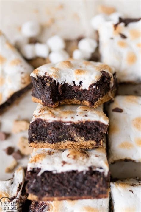 Smores Brownies Butter With A Side Of Bread