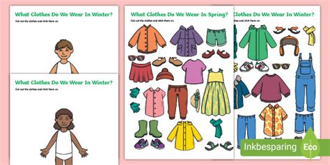 Clothes For Different Seasons Teacher Made