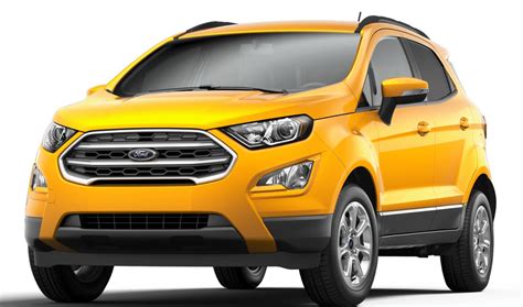 2021 Ford Ecosport Gains New Luxe Yellow Color First Look Ford Authority