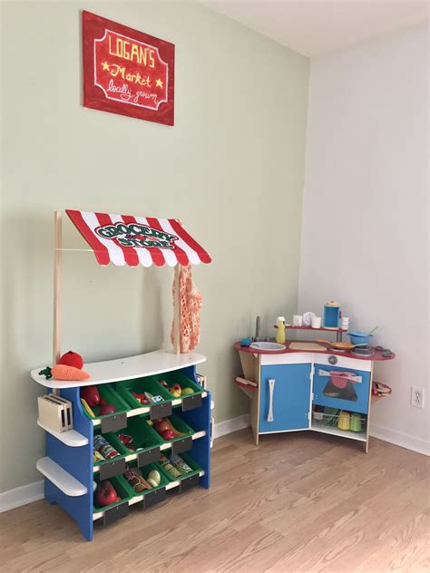 Melissa And Doug Kitchen And Market Stall Boys Room Loft Bed Room