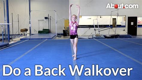 How To Do A Back Walkover Back Walkover Front Walkover Gymnastics
