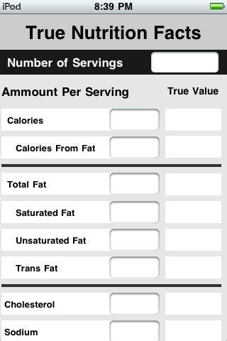 In the following nutrition facts label we have colored certain sections to help you focus on those areas nutrition facts label. Nutrition Labels Template - emmamcintyrephotography.com