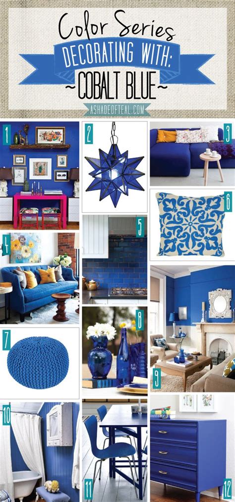 Color Series Decorating With Cobalt Blue Cobalt Blue Royal Bright