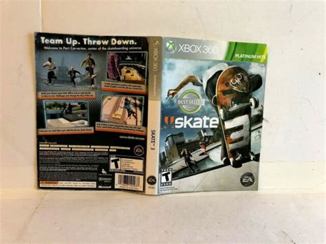 Skate 3 Xbox 360 Artwork Only Authentic Original Ebay