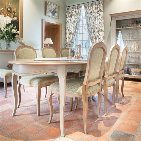 Table Ovale Majestic Merisier Classique Chic Vazard Home
