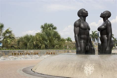 jamaica emancipation park statues in kingston jamaica … flickr