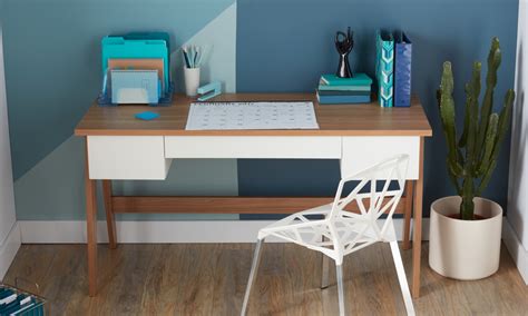 Kids' desks are also shallower so little arms can reach across easily. 6 Best Pieces of Office Furniture for Small Spaces | Overstock.com
