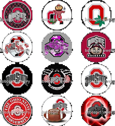 Buy Ncaa Football Glass Snap Buttonphoto Round