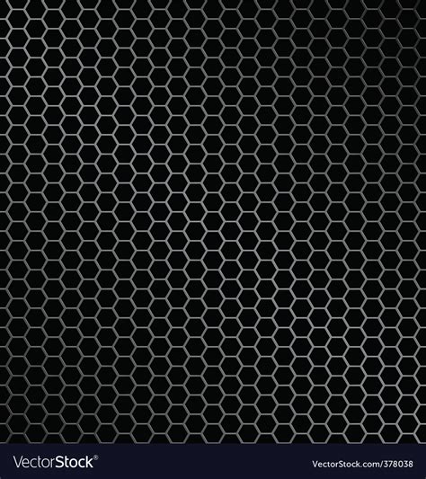 Hexagon Metal Background Royalty Free Vector Image