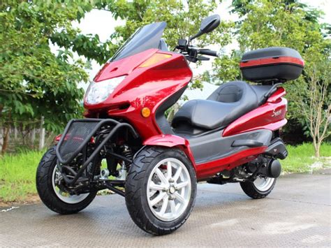 50cc trike found here at an attractive price. 49cc scooters, 50cc scooters, 150cc scooters to 400cc Gas ...