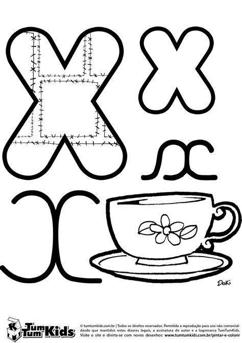 Doki Alfabeto Letra X Imprimir 1080×1530 Alfabeto Ilustrado