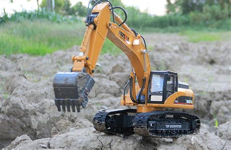 Tongli 1580 114 Scale All Metal Rc Excavator Toy For Adults Remote
