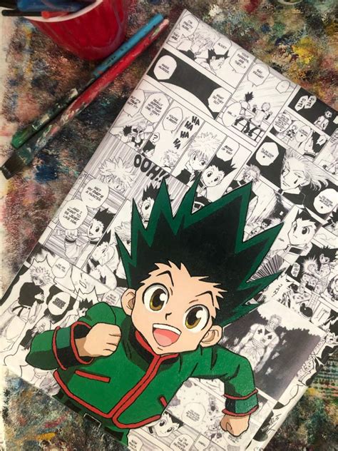 Tote bag transformation gon, une pièce de collection qui saura plaire aux fans hunter x hunter. a gon painting ! | Hunter x Hunter Amino