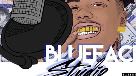 May be a cartoon of 6 people, people standing, outerwear and text that says. Blueface "Studio" Explicit (Official Audio) - YouTube