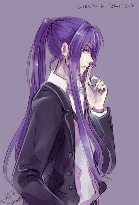 Purple hair purple anime call. Kamui Gakupo - VOCALOID - Mobile Wallpaper #594992 ...