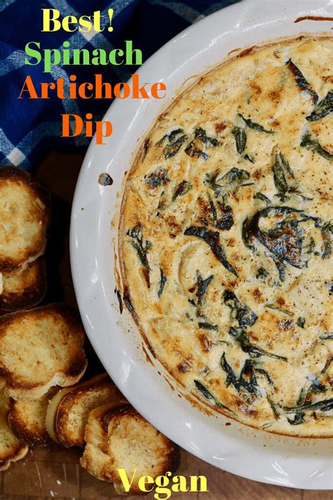 This Is The Best And Easiest Vegan Spinach Artichoke Dip You Will Taste