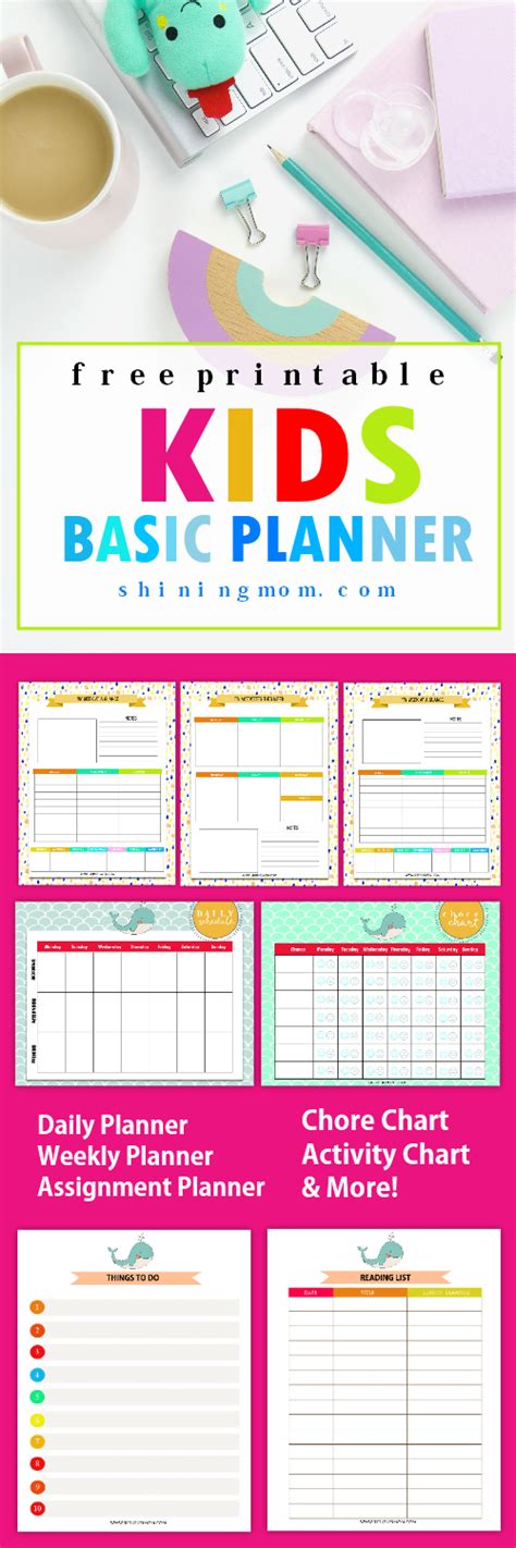 Weekly Planner Printable Kids