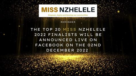 Miss Nzhelele 2022 Finalists Youtube