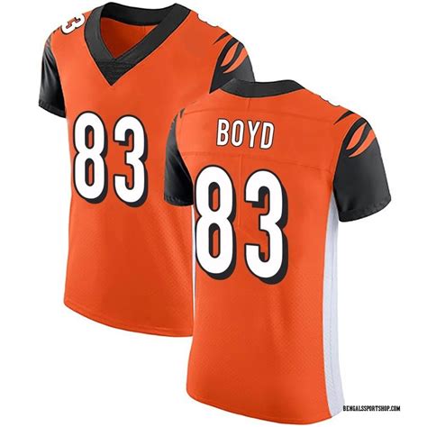 Mens Nike Cincinnati Bengals Tyler Boyd Orange Alternate Vapor