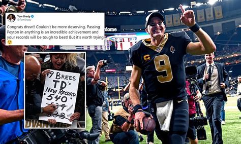 Saints Qb Drew Brees Breaks Peyton Mannings Career Mark For Touchdown