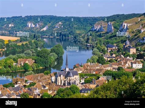 Les Andelys Normandy France Stock Photo Alamy