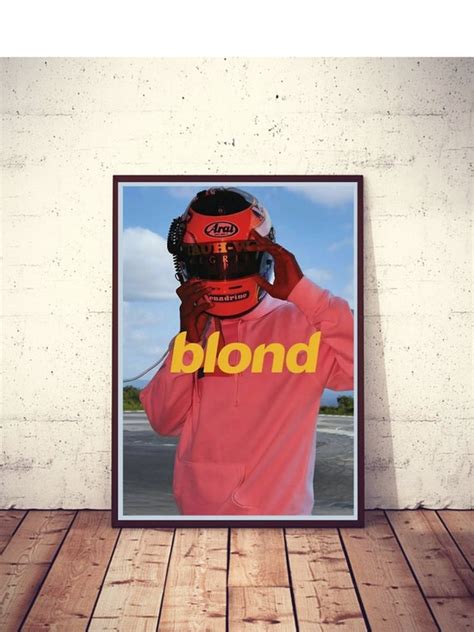 Blond Frank Ocean Poster Etsy