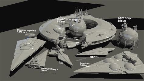 Lets compare size of space crafts. Star Wars STARSHIPS dimensions - YouTube