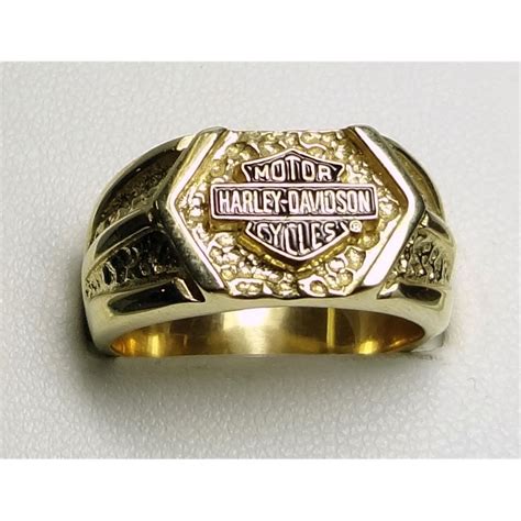 Harley Davidson Ring 10k Gold