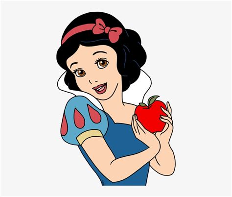 Download Transparent Apple Snow White Apple Snow White With An Apple
