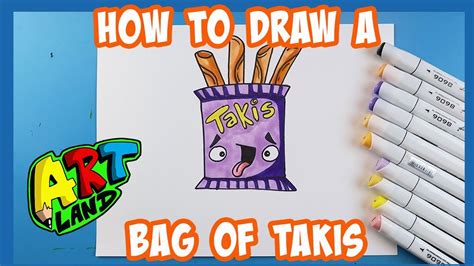 How To Draw A Bag Of Takis Youtube