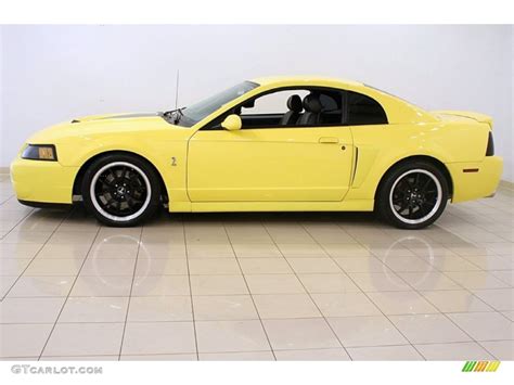 Zinc Yellow 2003 Ford Mustang Cobra Coupe Exterior Photo 51913376