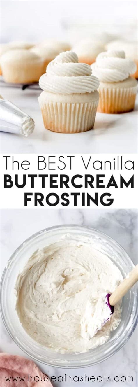 The Best Vanilla Buttercream Frosting House Of Nash Eats