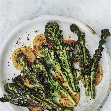 Chargrilled Purple Sprouting Broccoli And Clementines Tom S Feast