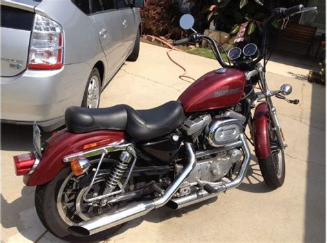 Cast wheels 19 front, 16 rear, twin front discs, flat track handlebars, more sophisticated suspension. Buy 2001 Harley-Davidson Sportster 1200 XL on 2040-motos