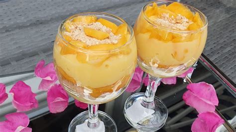Mango Trifle Delight Recipe Quick And Easy Mango Trifle By Life And