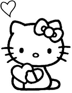 Creating the best free coloring pages on the internet. Valentines Day Coloring Pages: Hello Kitty Valentine ...