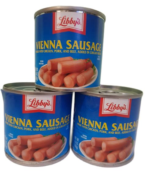 Libbys Vienna Sausage Fully Cooked Made With Chicken Pork And Beef