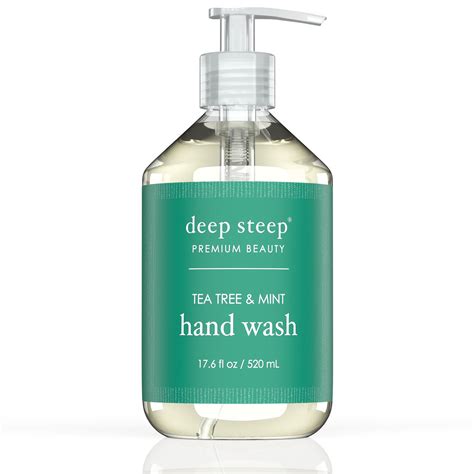 Refreshing Cleanse Tea Tree Mint Hand Wash For Invigorated Hands Deep Steep