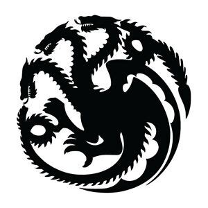 House targaryen sigil in an alternate universe. 6" Targaryen Sigil Autocollant Vinyle Autocollant Voiture ...