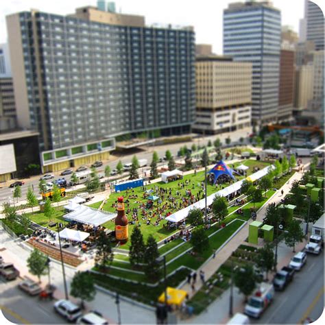 Downtown Dallas Main Street Garden Activities Parking Park Texas