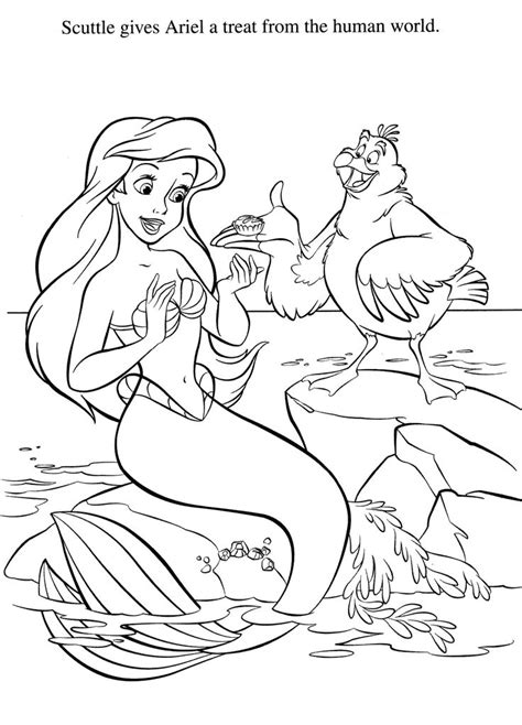 Coloriage La Petite Sirène Mermaid Coloring Book Ariel Coloring