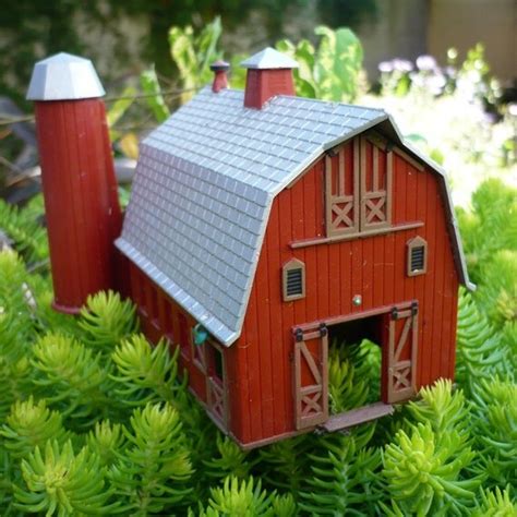 Vintage Miniature Red Barn